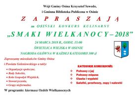 Zaproszenie - Smaki Wielkanocy 2018