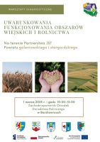 Warsztaty poświęcone uwarunkowaniom funkcjonowania obszarów wiejskich i&nbsp;rolnictwa