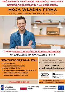 Projekt unijny na założenie własnej działalności gospodarczej - nabór nr 5 - 22.07.2022
