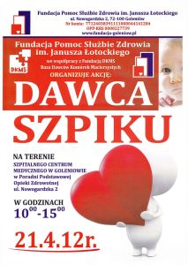 AKCJA - Dawca Szpiku
