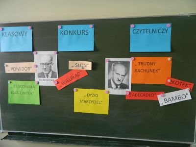 KLASOWY KONKURS CZYTANIA