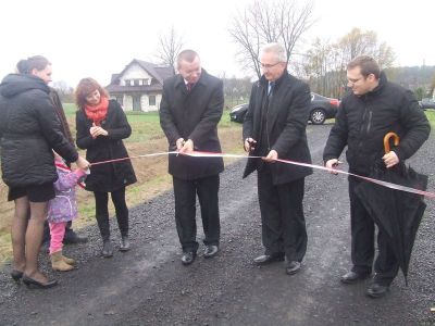 Otwacie nowej drogi w Kikorzy