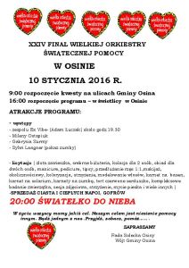 24 Finał WOŚP w Osinie