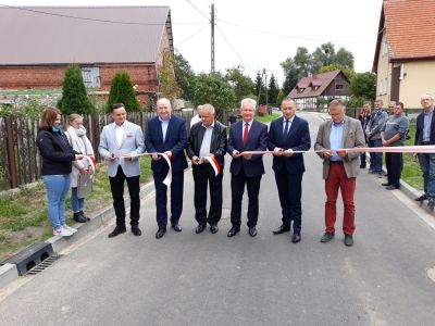 Otwarcie nowej drogi w miejscowości Kikorze