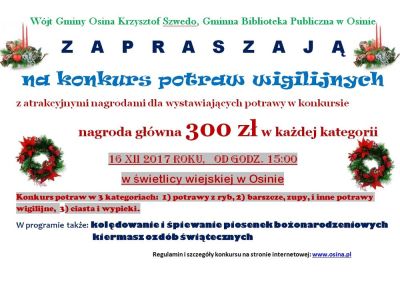 konkurs potraw wigilijnych