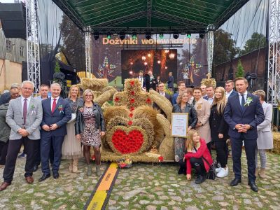 Kościuszki z dwoma nagrodami na Wojewódzkich Dożynkach w Przelewicach.
