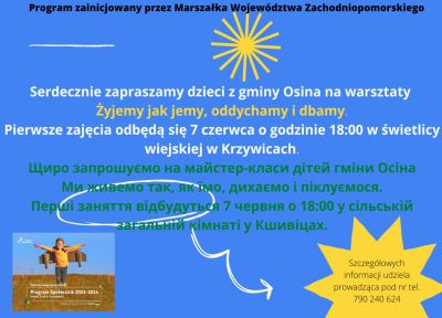Żyjemy jak jemy, oddychamy i dbamy