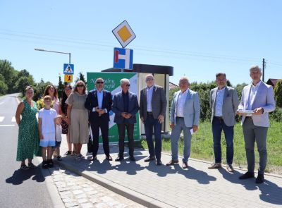 Oddanie do użytku przebudowanego odcinka drogi powiatowej Kikorze–Osina
