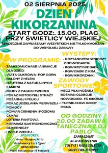 Zapraszamy do Kikorzy na festyn
