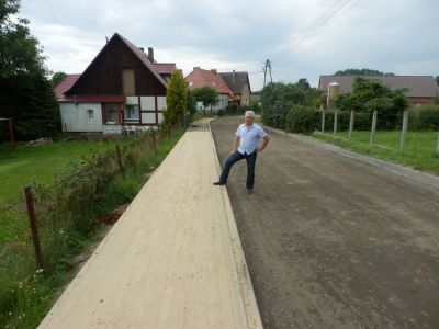 Trwa Przebudowa drogi w miejscowości Kikorze